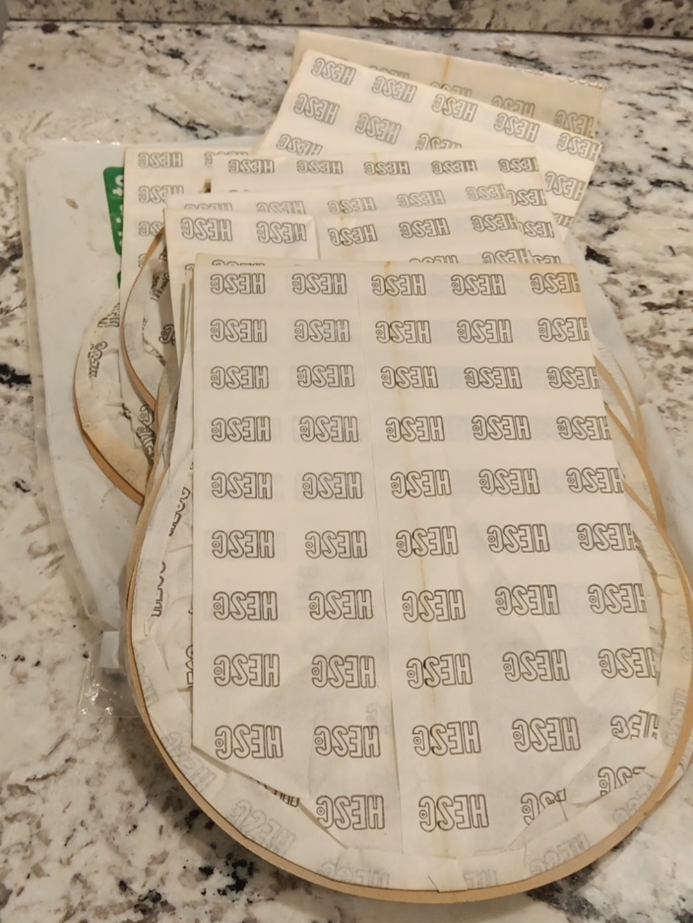 10 Vintage HESC Vacuum bags